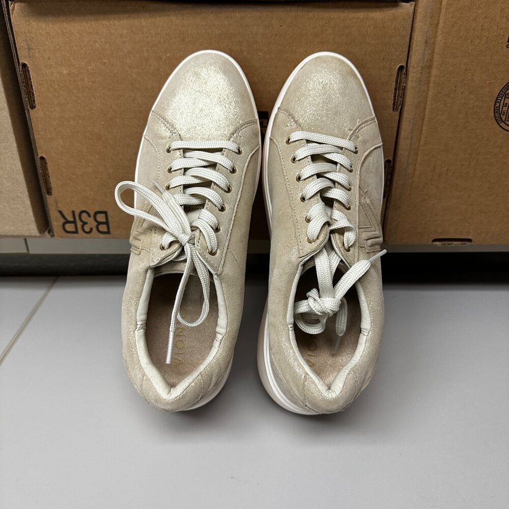 Vionic Women's Kearney Sneakers in Metallic Gold, 11 - Picture 6 of 7